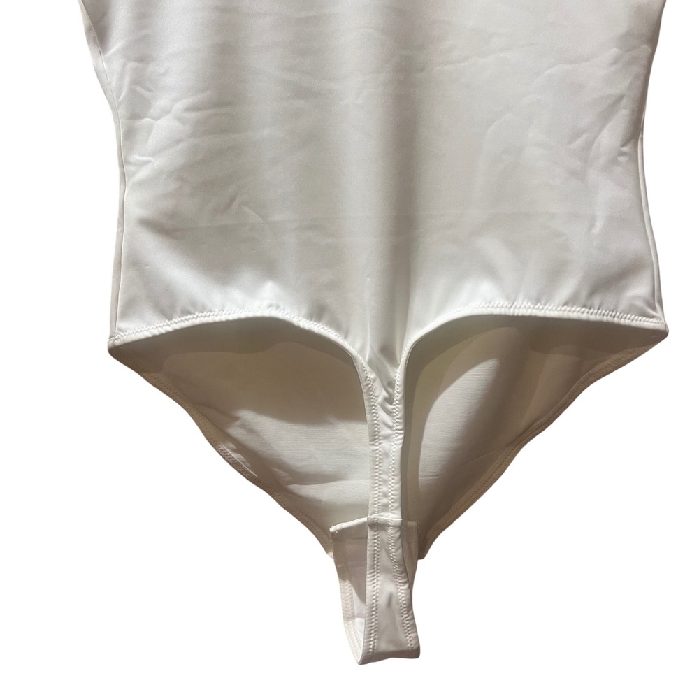 Sheer Long-Sleeve Ivory Bodysuit - Picture 5 of 7
